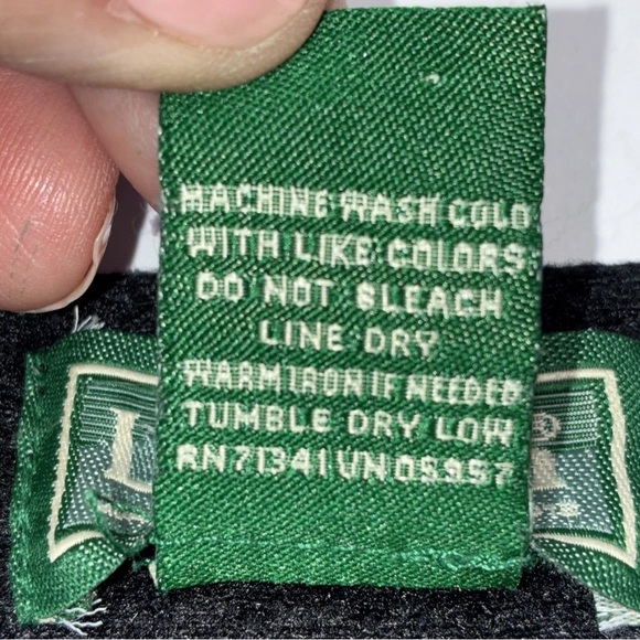 L.L. Bean Womens Everyday Performance Wrap Skort Short Black Size 14 - Picture 6 of 6